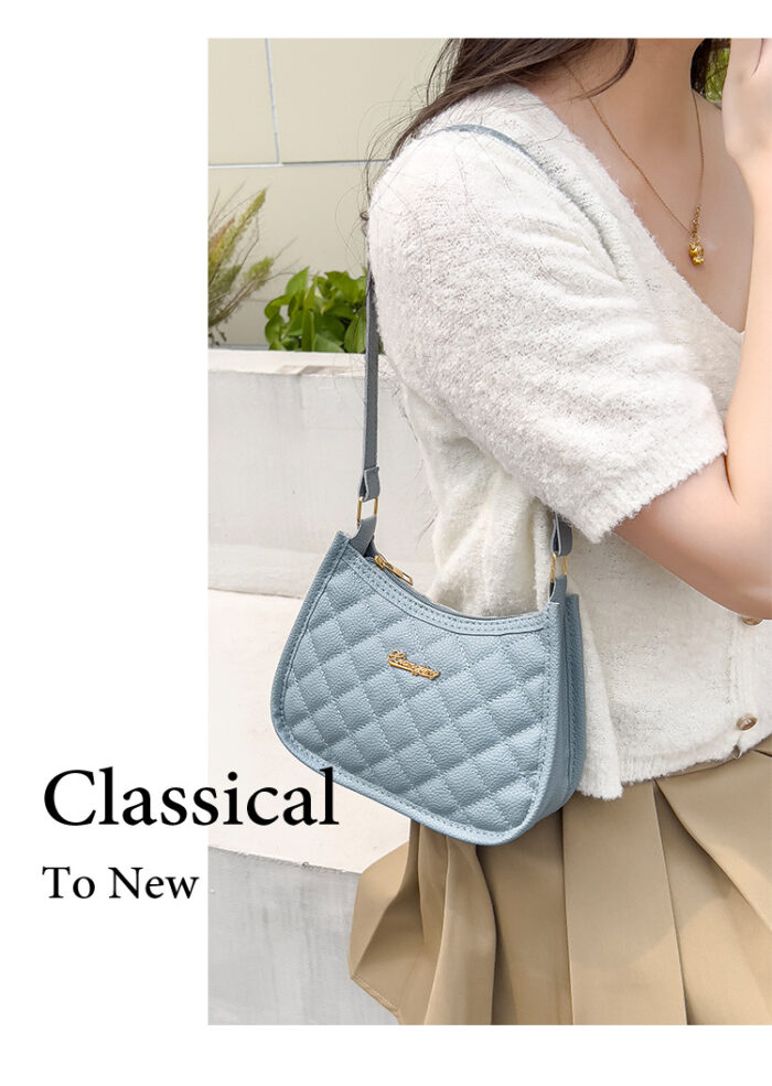Elegant Quilted Mini Shoulder Bags – 5 Colors | Trendy Crossbody Purses for Women - Image 4