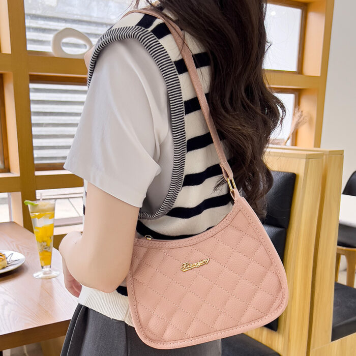 Elegant Quilted Mini Shoulder Bags – 5 Colors | Trendy Crossbody Purses for Women - Image 3