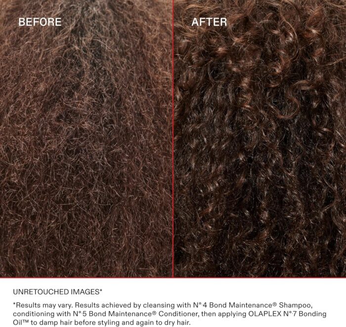Olaplex No. 7 Bonding Oil, Concentrated High Shine Oil, Heat Protectant, Visibly Smooths & Softens Hair, Added Color Vibrancy, Up to 72 Hour Frizz Control, For All Hair Types, 30ml - Image 6